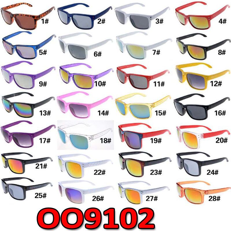 Nuevas gafas de sol baratas 28 colores Gafas Gafas de sol con Gafas de