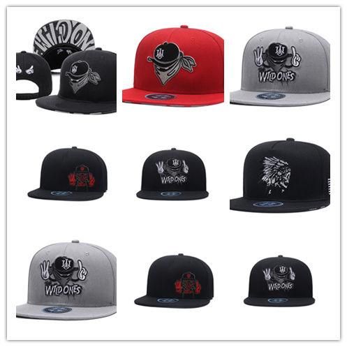 Young /& Wild Free Black//Red Snapback Cap