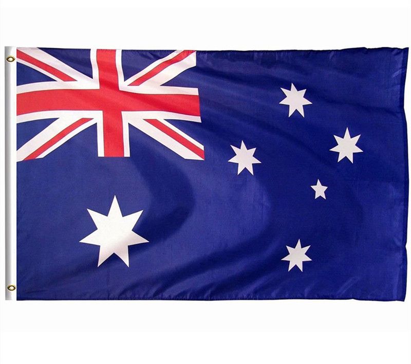 Buy Best And Latest Australia Flag Australian National Flag Polyester Banner Hanging Flag Indoor Home Decor Festival Supplies Large Flags | DHgate.Com