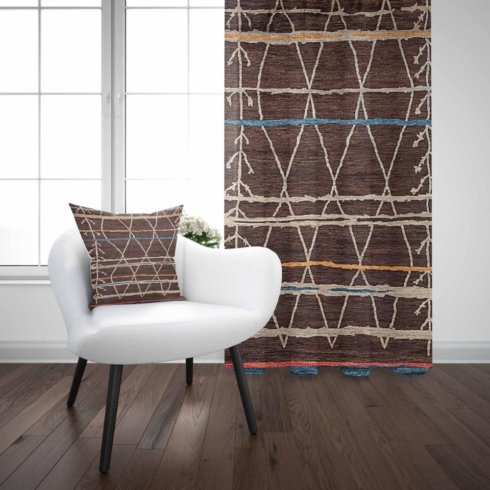 2020 Else Brown Cream Blue Turkish Authentic Vintage 3d Print Living Room Bedroom Window Panel Curtain Combine Gift Pillow Case From Galry 28 79 Dhgate Com