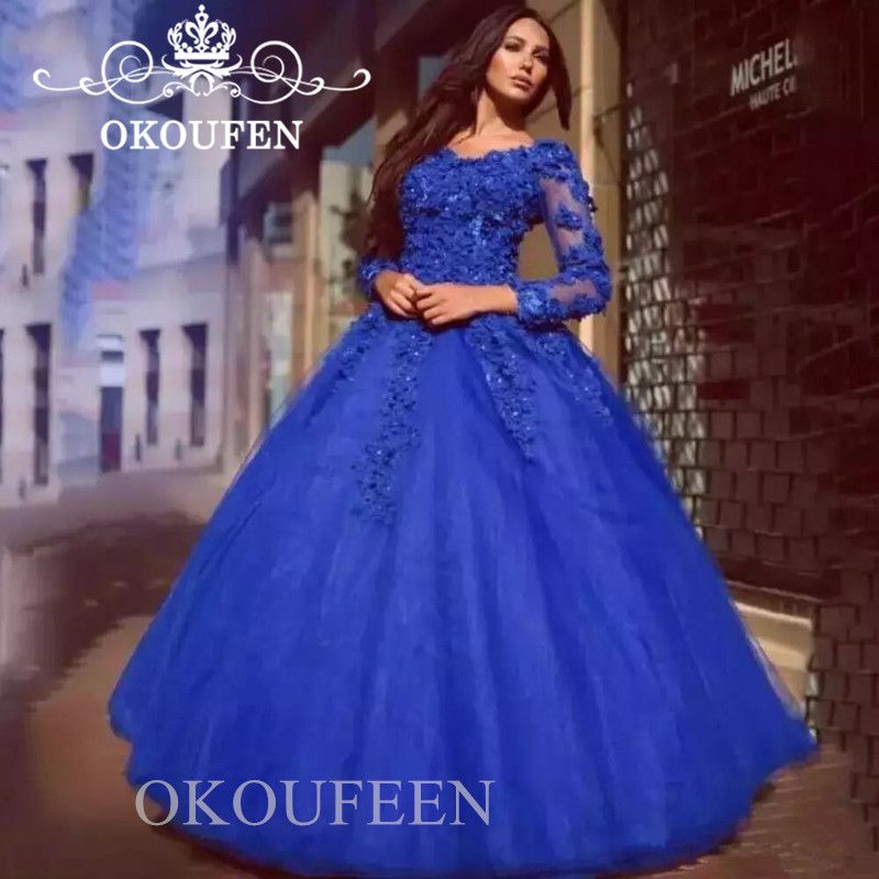 cinderella royal blue dress