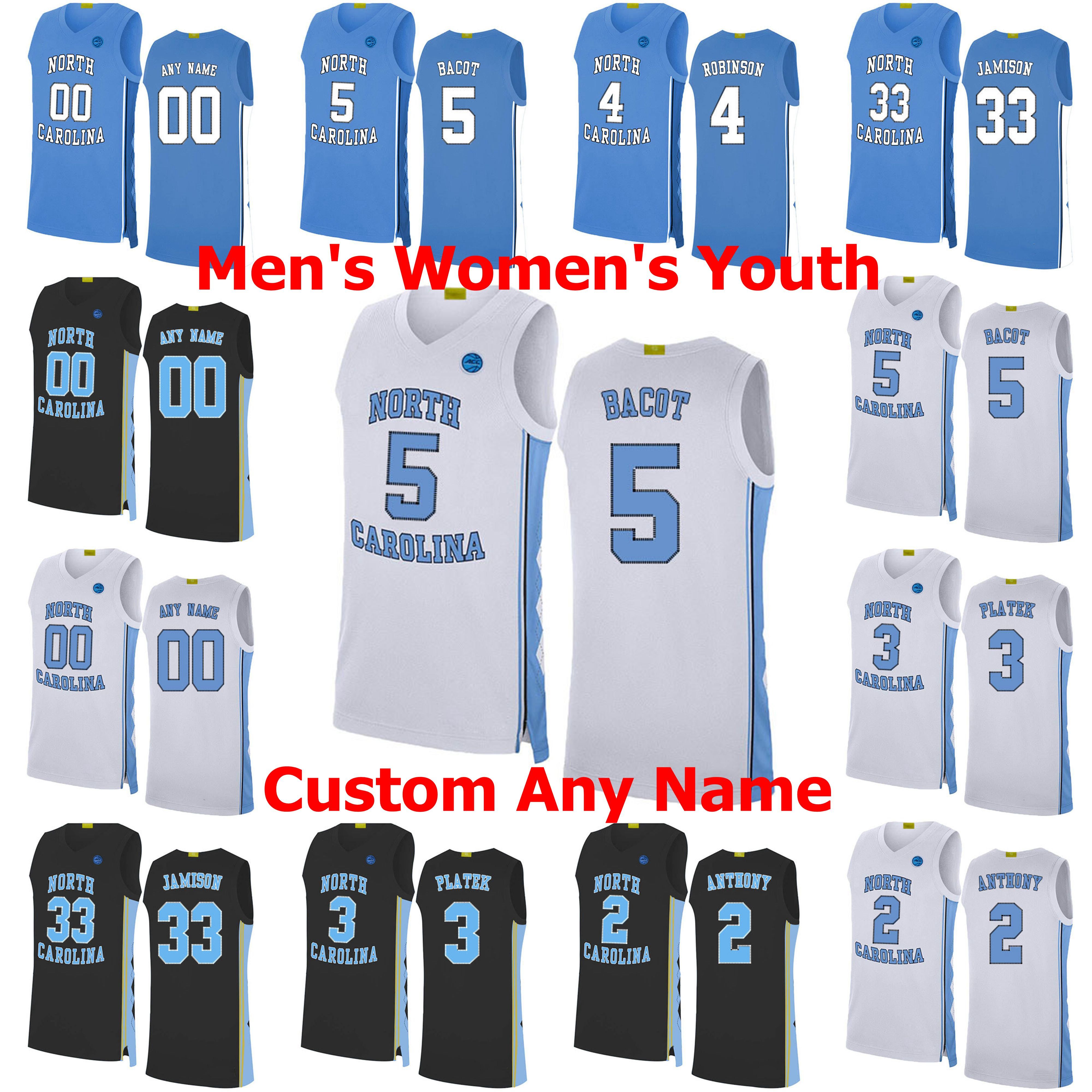north carolina college basketball jerseys