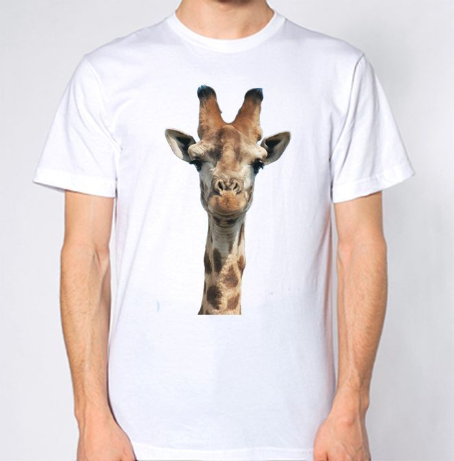 Giraffe T-Shirt Animal Lover Graphic Design Top