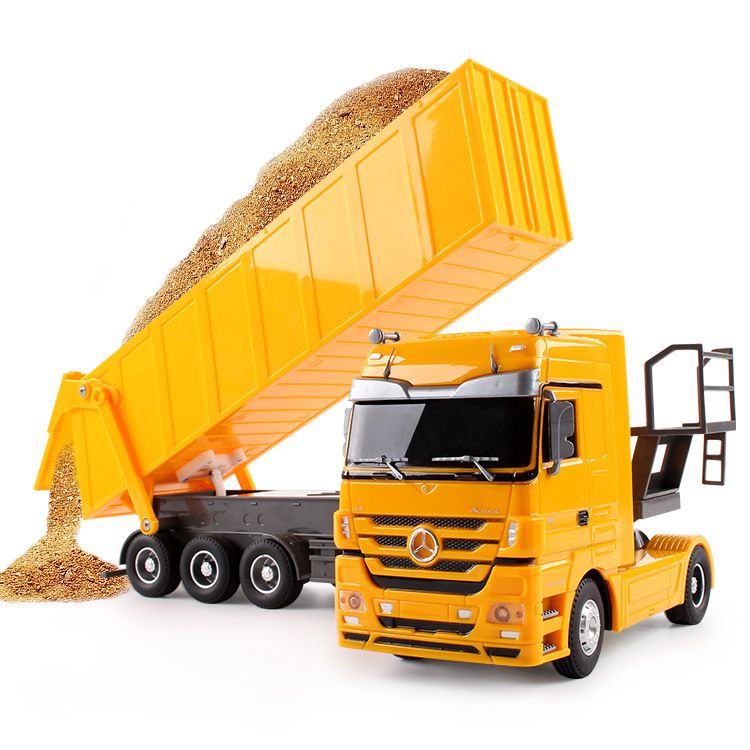 rc mercedes benz dump truck