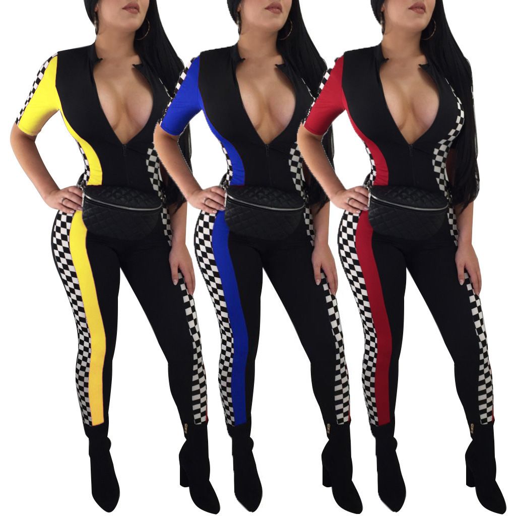 white tight fitted jumpsuit