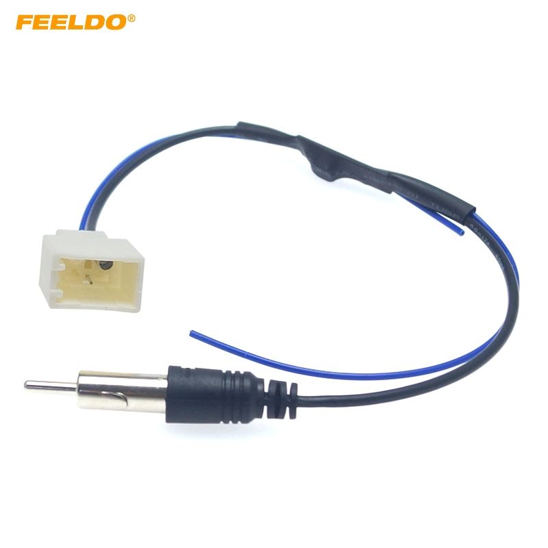 Amazon.com: HerMia - Cable adaptador para radio de coche estéreo AM y FM para  antena de coche: Electronics