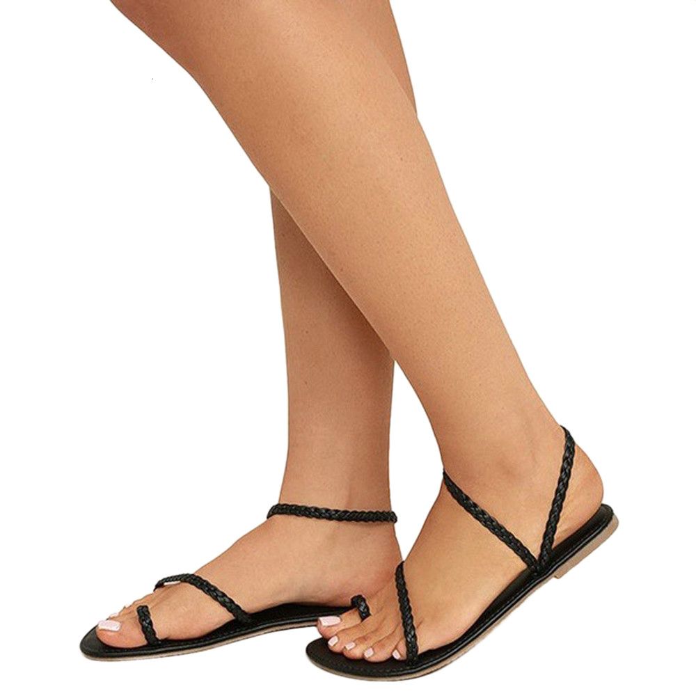 Style Low Strappy Sandals Comfortable 
