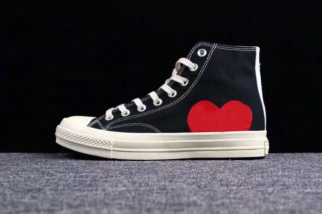 Classic Canvas Shoes Fashion Heart Shape America Flag Sneakers High Top Casual Trainers