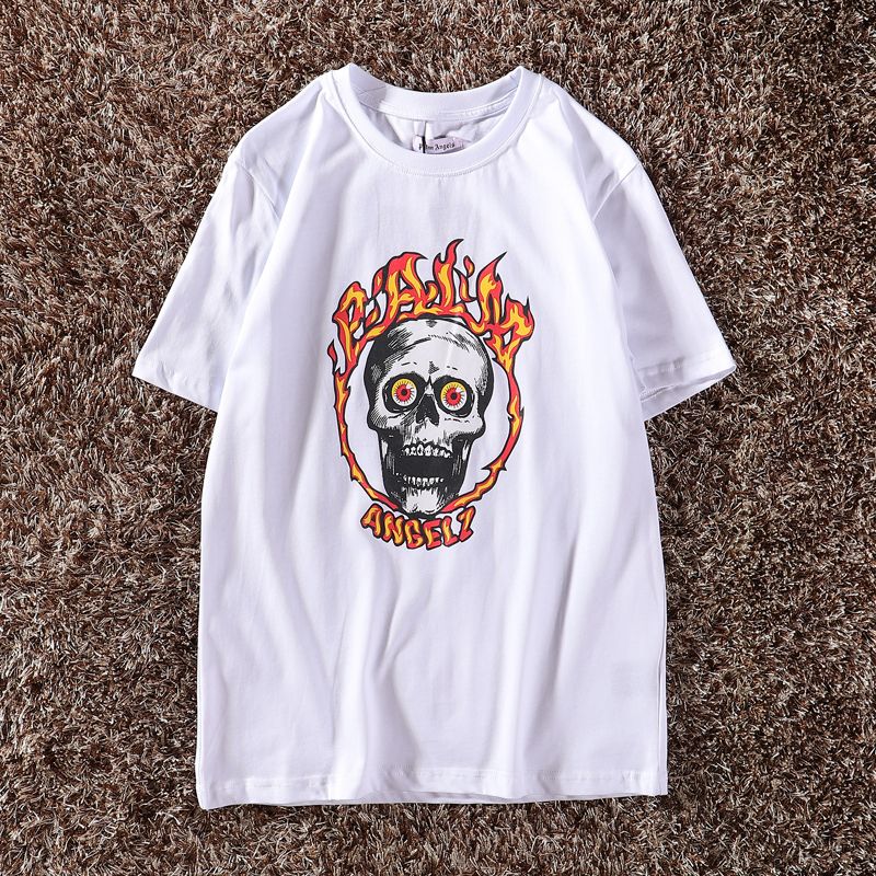 palm angels skull shirt