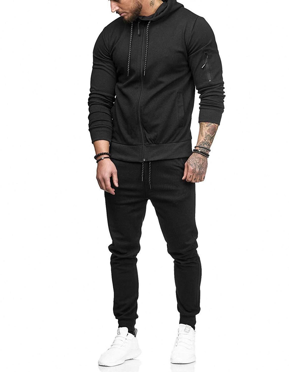 2020 Mens Designer Tracksuits Survetement Solid Color Track Suit ...