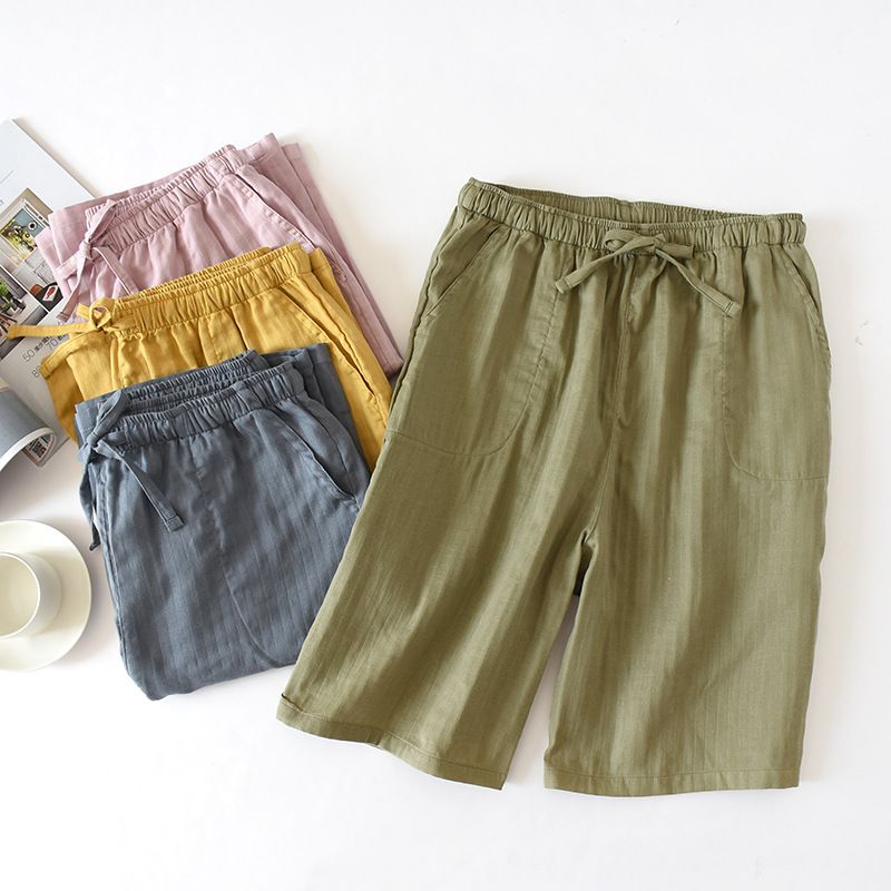 Japoneses de sencilla verano cortocircuitos de la playa delgada par de pantalones