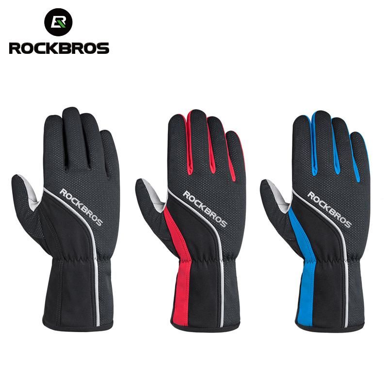 rockbros winter cycling gloves