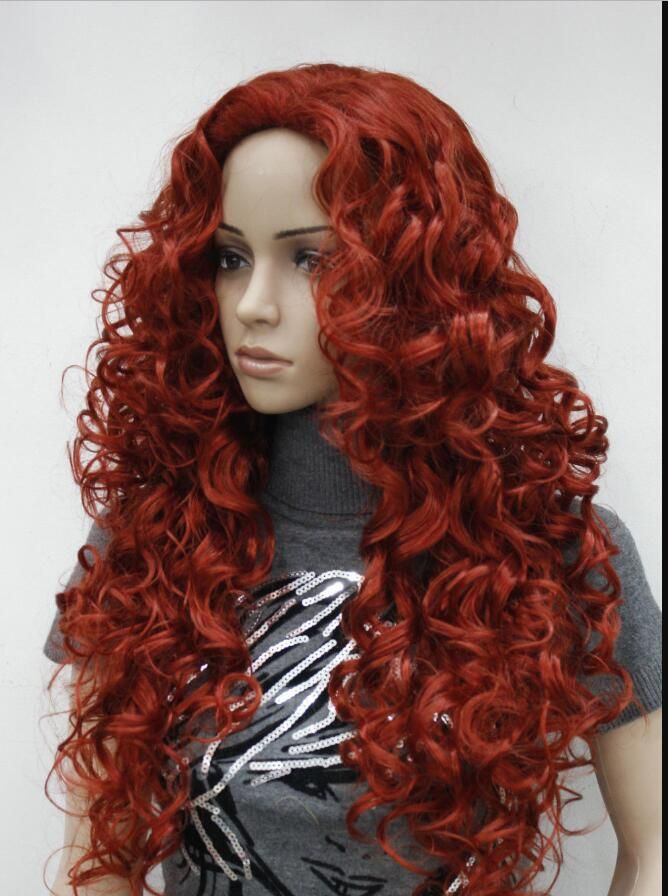 Parrucca rossa riccia Clearance