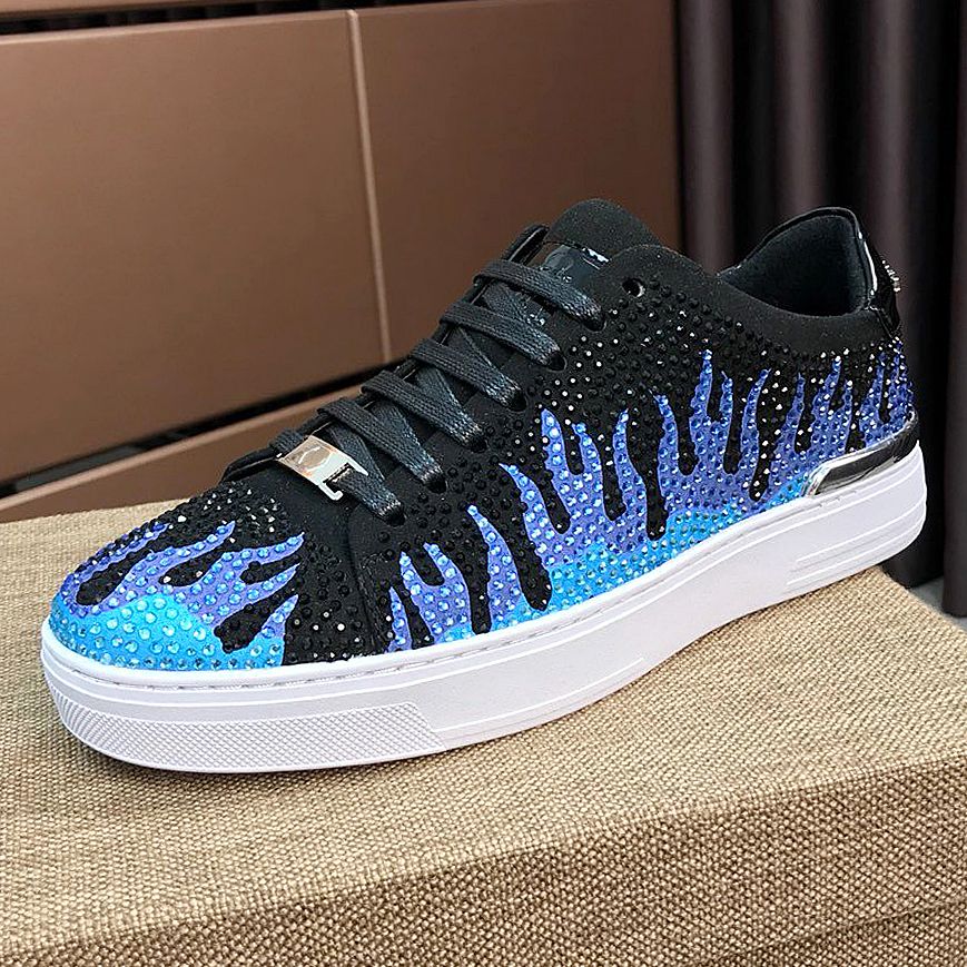 designer rhinestone sneakers