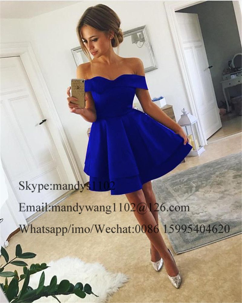 graduation dress royal blue