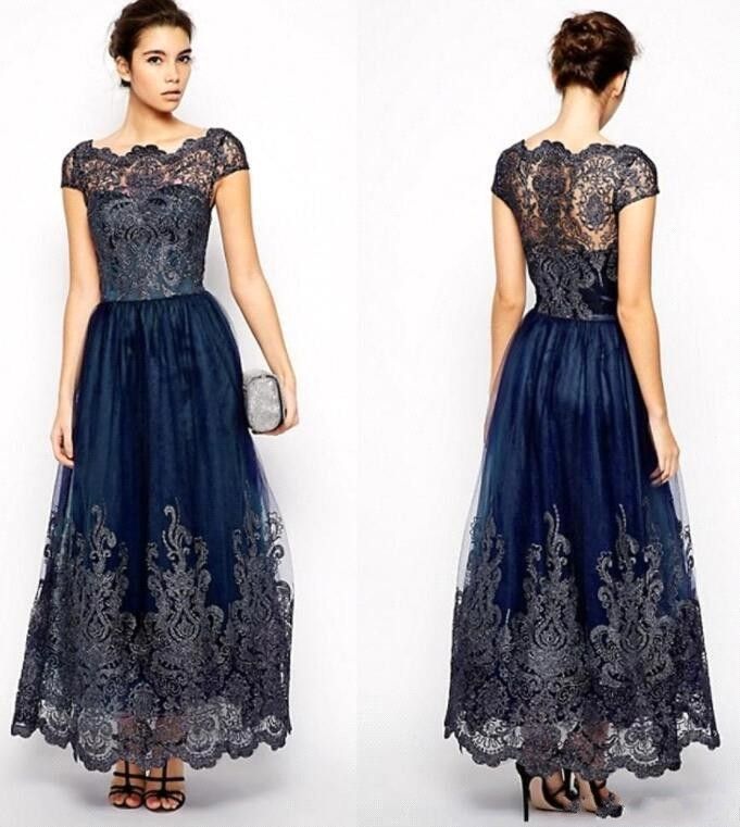 Navy Blue Dress For Wedding Mother Of The Bride 9e7b91