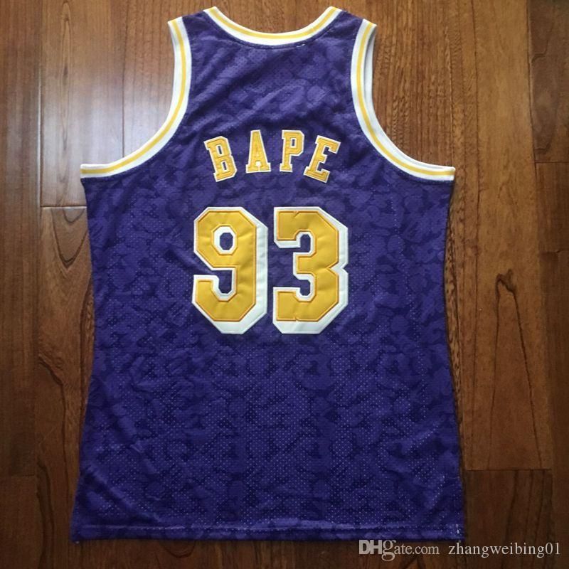 Bape x M&N x LA Lakers LA 93 Jersey – CommonGround12