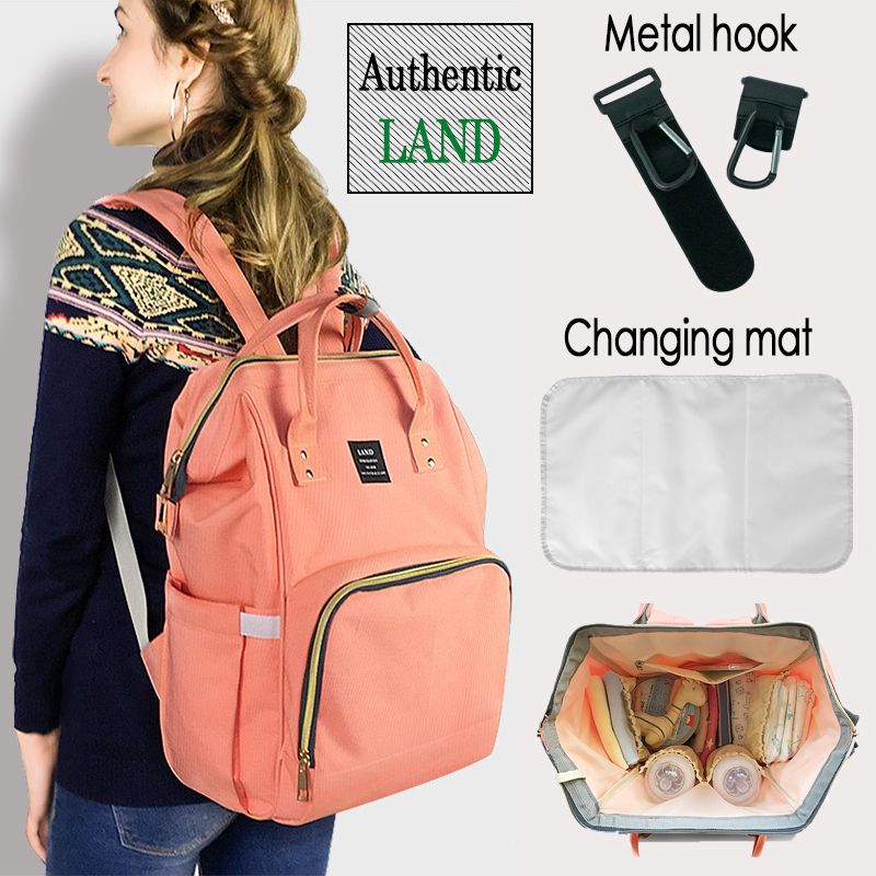 authentic land diaper bag