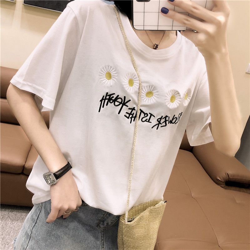 2020 Looset Shirt Aesthetic Women Fashion Girls 90s Tshirt