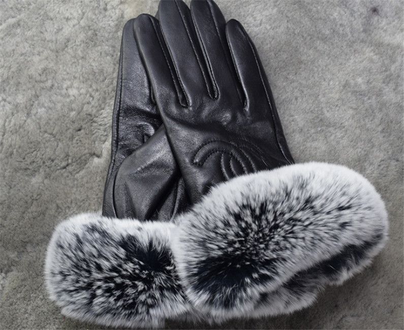 ladies warm leather gloves
