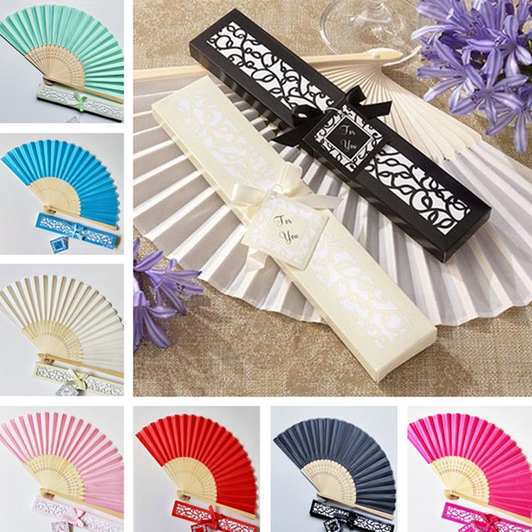 paper fan wedding favors