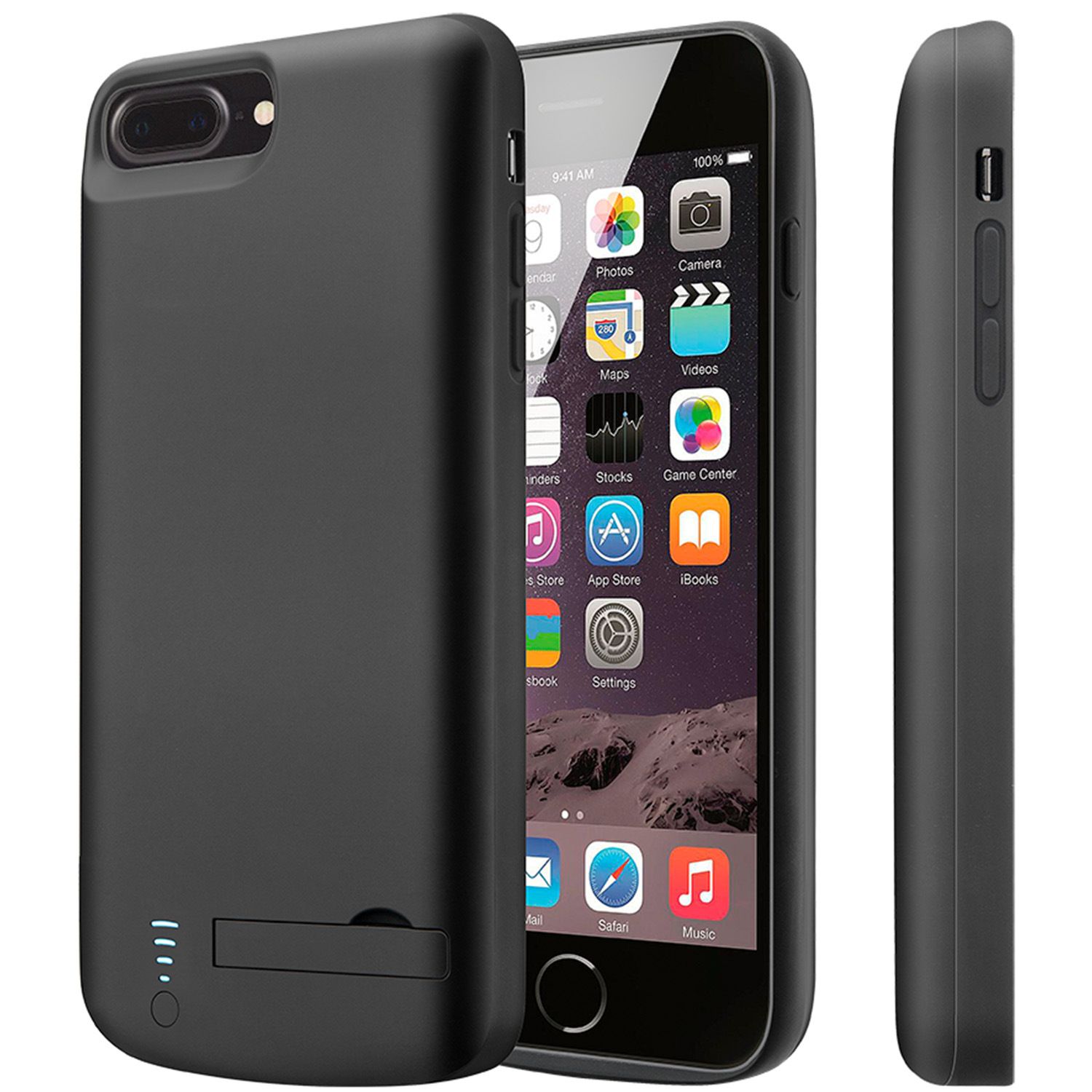 Compre Bateria Externa Caso Voltar Power Bank Charger Capa De Backup  Carregador De Bateria De Proteção Caso De Carregamento Para IPhone 6/7/8  Além De X / XR / XS / XS Max