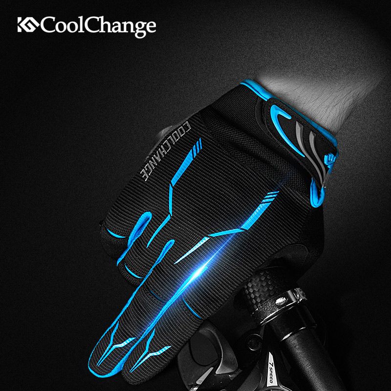 Winter Cycling Full Finger Gloves Road Mountain Bike Touch Screen Mittens Mitts