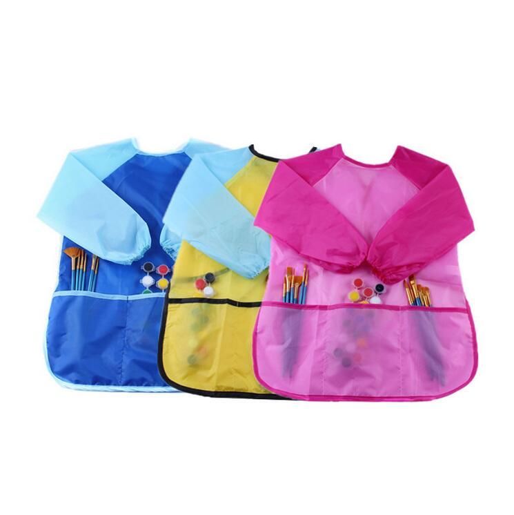 Ztexkee Children Drawing Apron Unisex For Painting Waterproof Artist