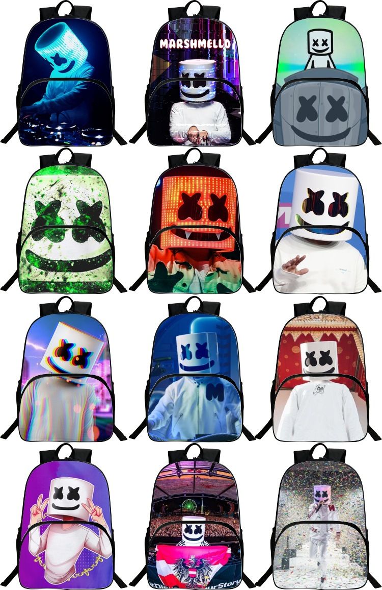 marshmallow book bags