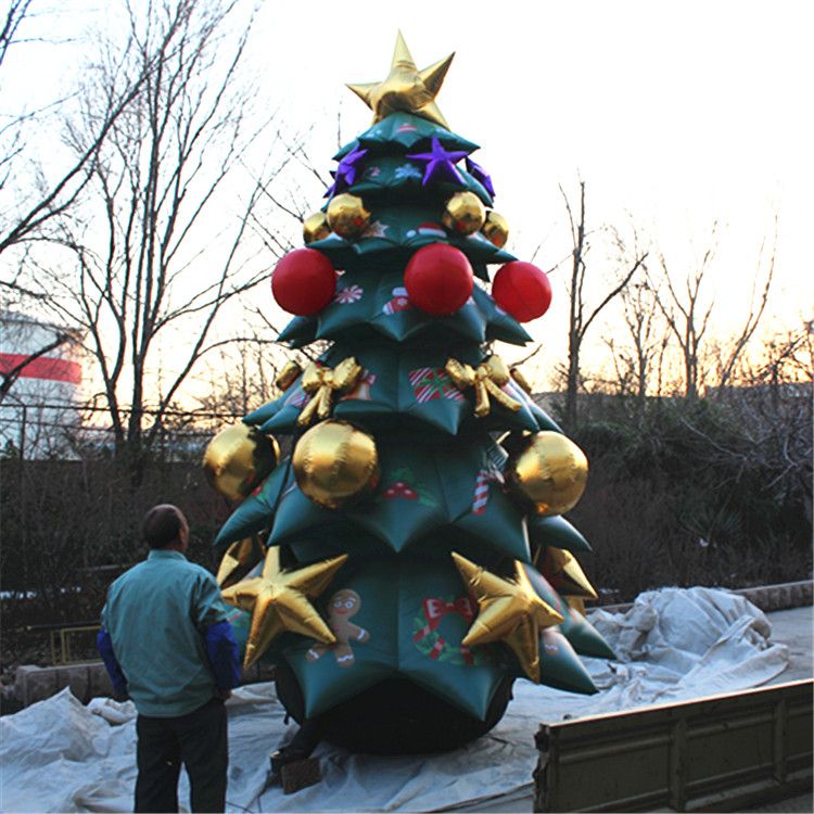 Giant Inflatable Tree With Christmas LED Stage Event Decor Inflatables