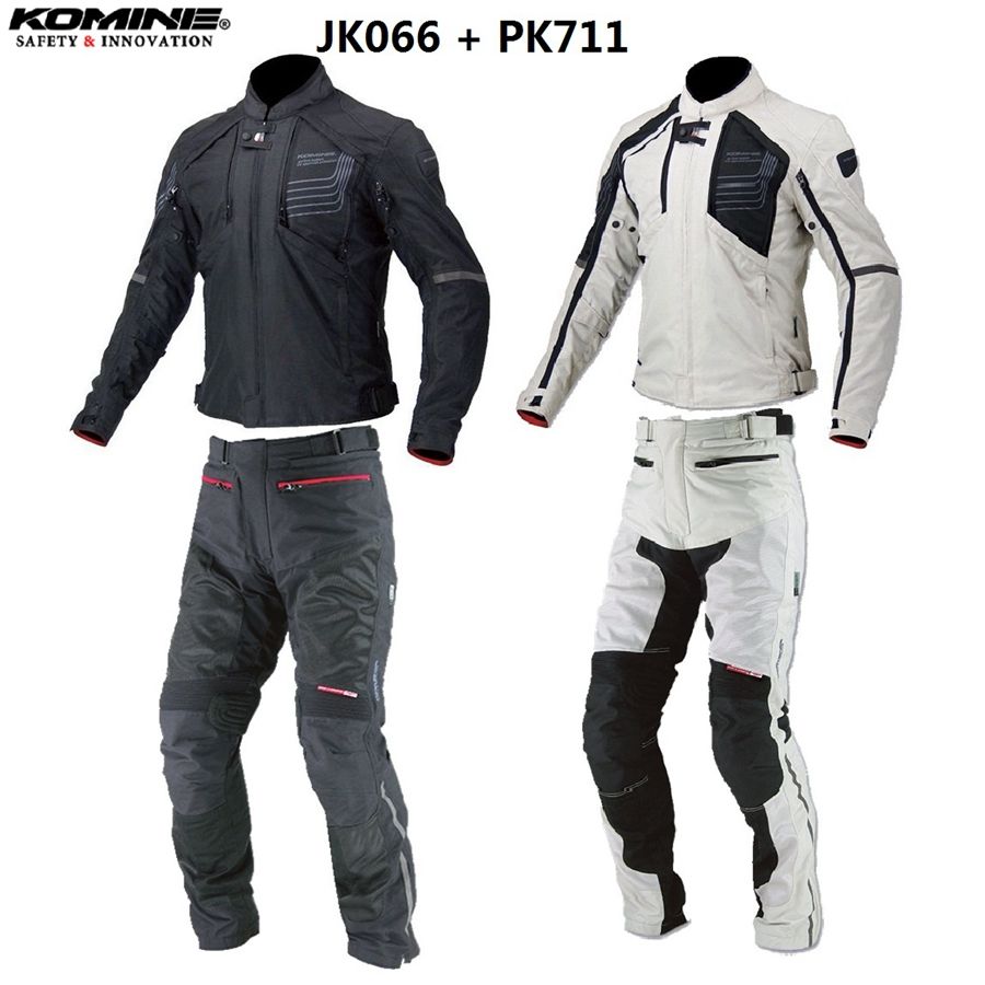 Waterproof Motorbike Suits Motorcycle Armor Suit Bike Rider Suit 2 piece Suit Motorbike Racing Suit All Weather Wearing Suit CE Armour for Mens Boys