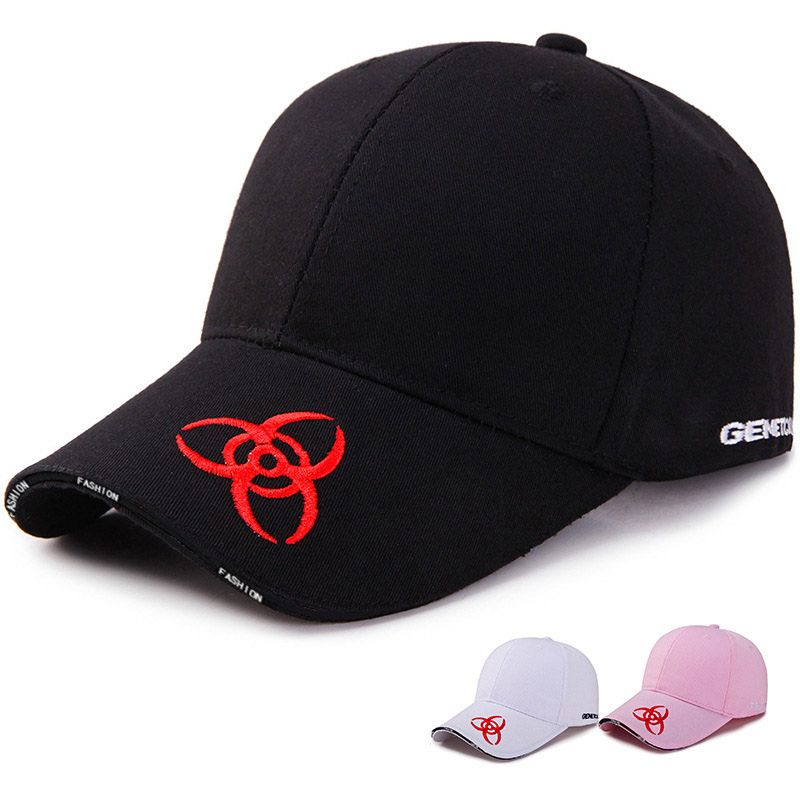 solid red baseball cap