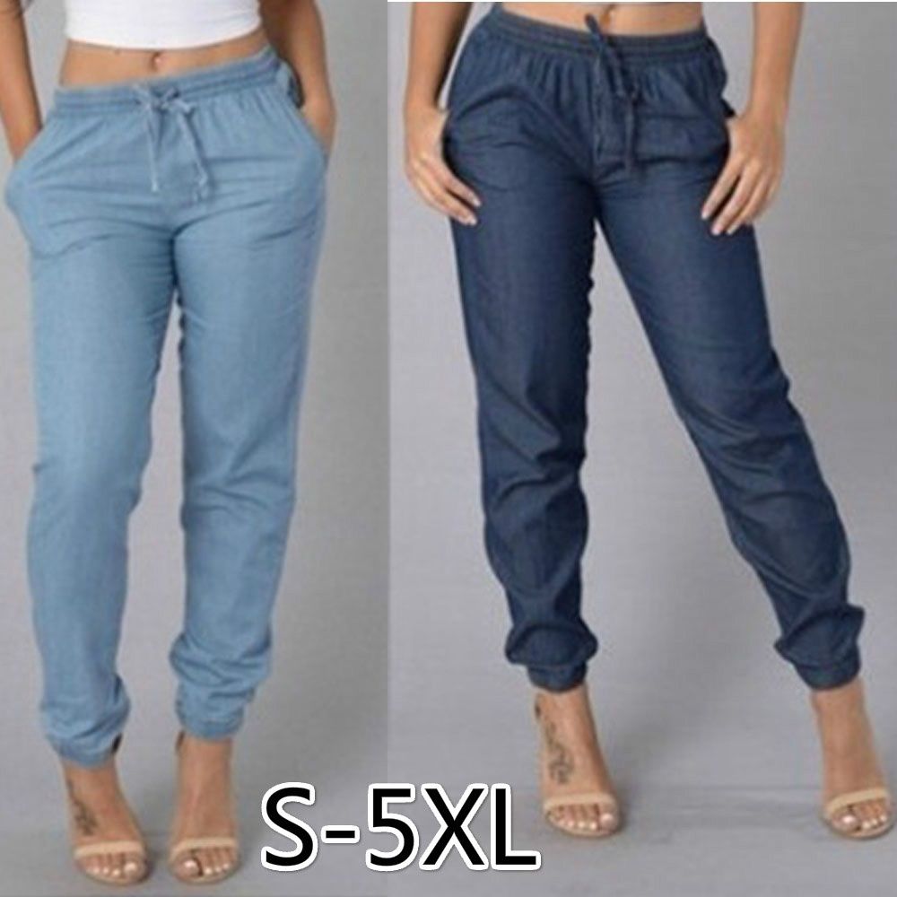 plus size cotton jeans