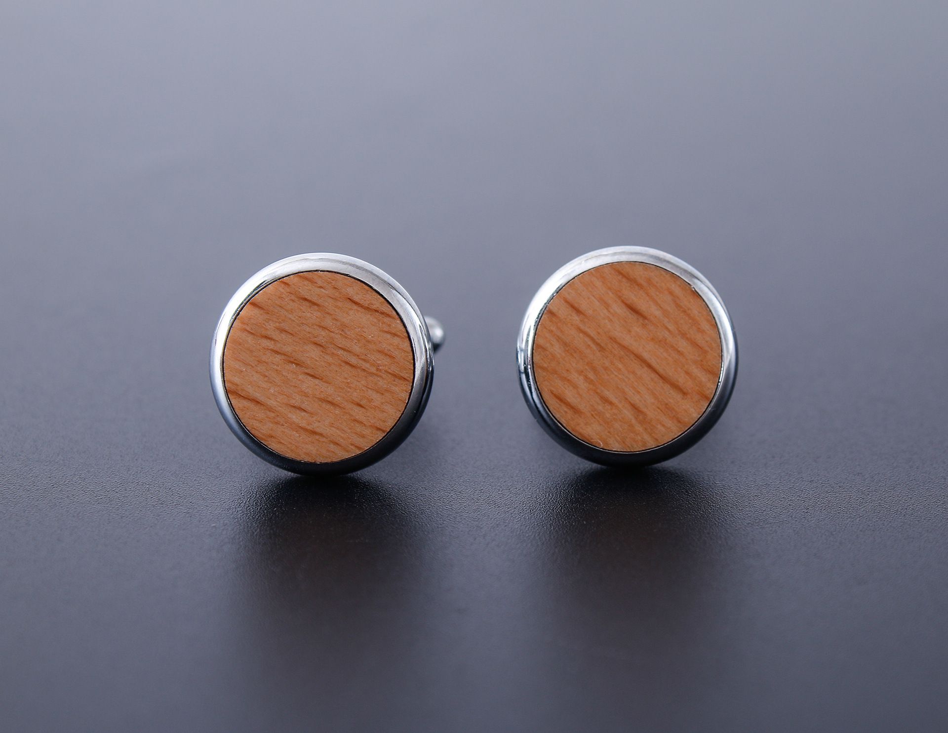 2020 Cuff Links Fashion Jewellery 2019 High End Wooden Mens Accessories Wholesale Custom High