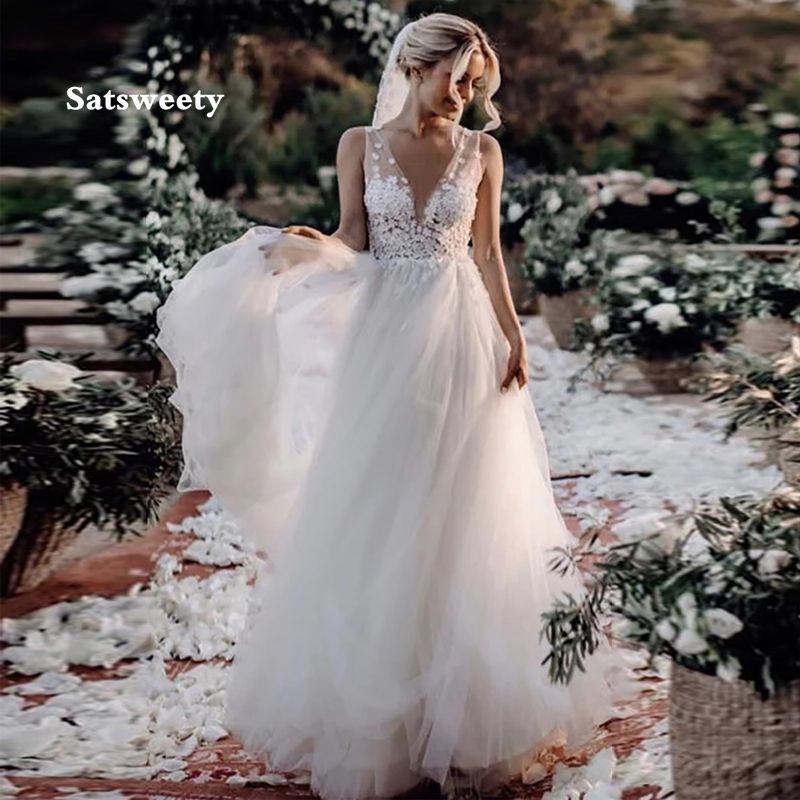 dhgate boho wedding dress