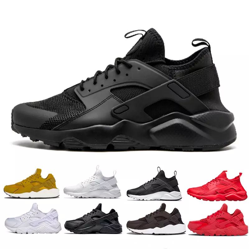 nike huarache rojo con negro