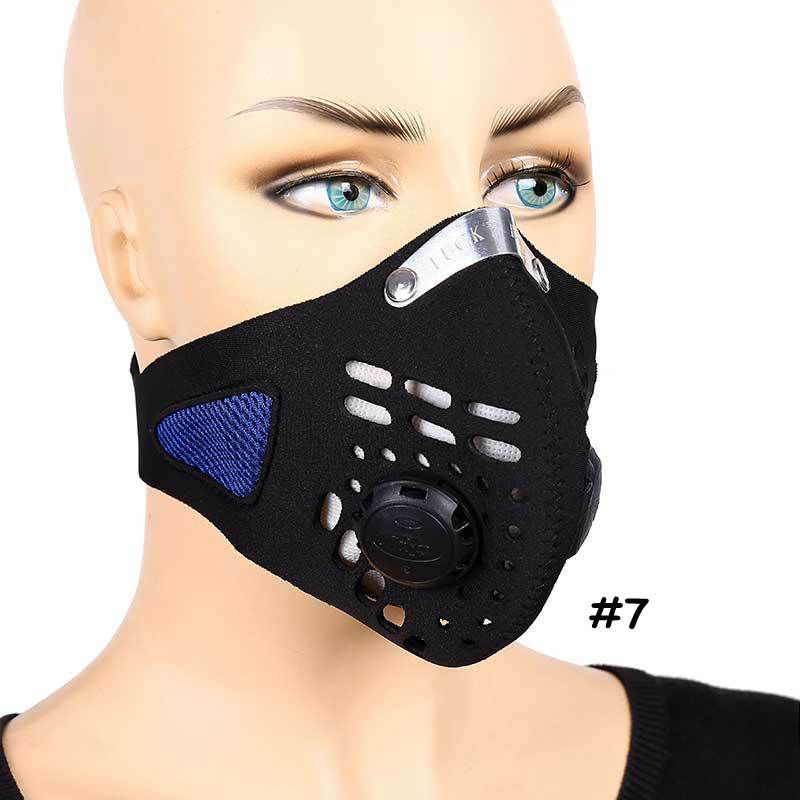 2020 Breathable Carbon Filters Face Mask Unisex Sports Bicycle Dust
