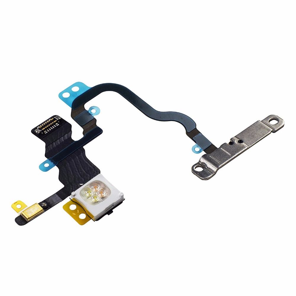 Para iPhone X Power Cable Flexible de Recambio Cámara Flash LED con Soporte Para iPhone X Power Cable Flexible de Recambio Cámara Flash LED con Soporte