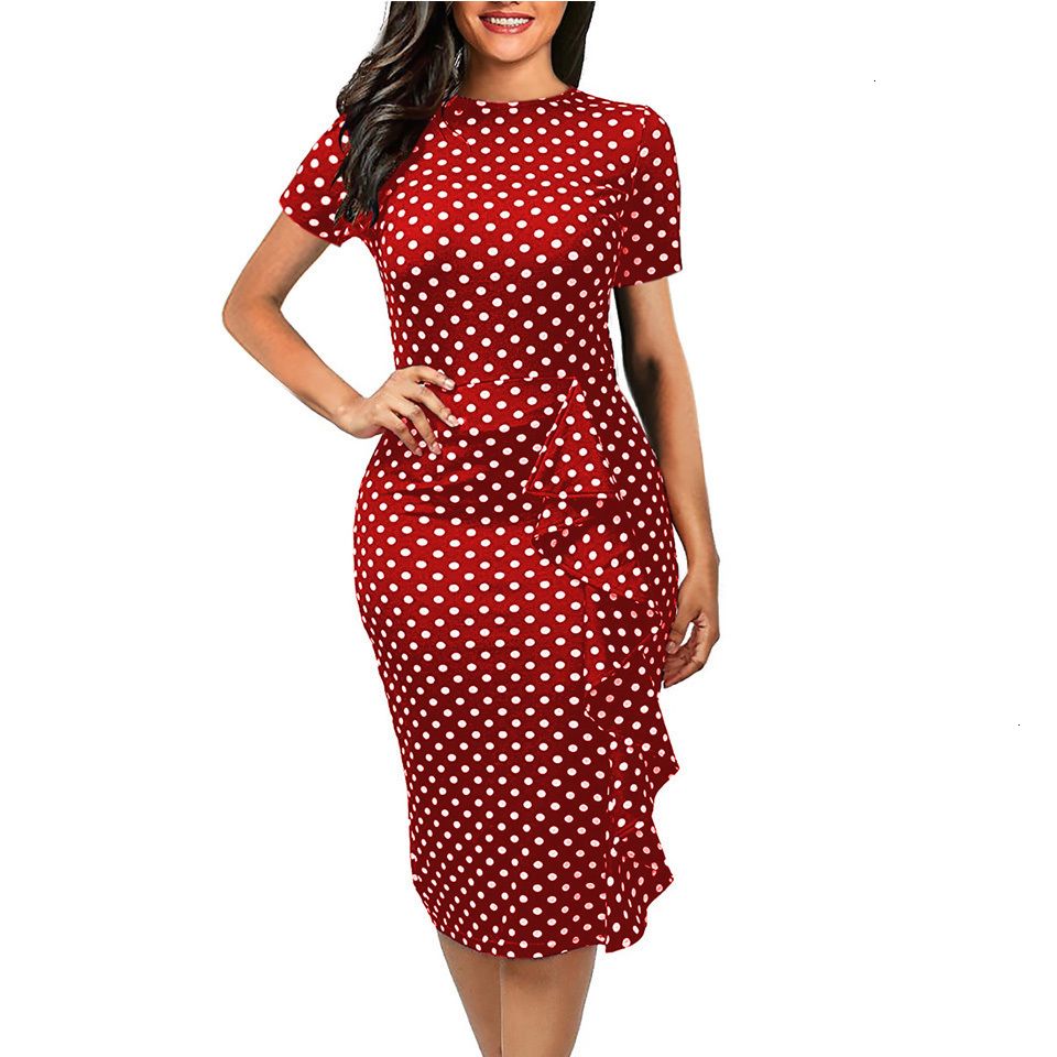 polka dot dress designer