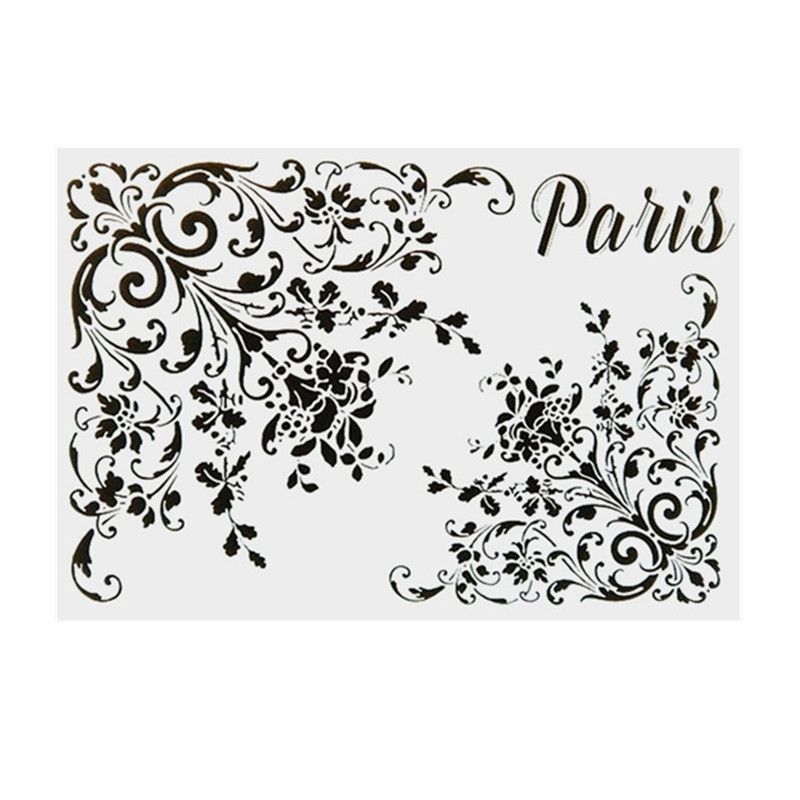 2021 A4 DIY Craft Vintage Flower Stencil Reusable Layering Stencils For  Wall Painting Scrapbooking Stamps Album Decor From Frankdong316, $1.81 |  DHgate.Com