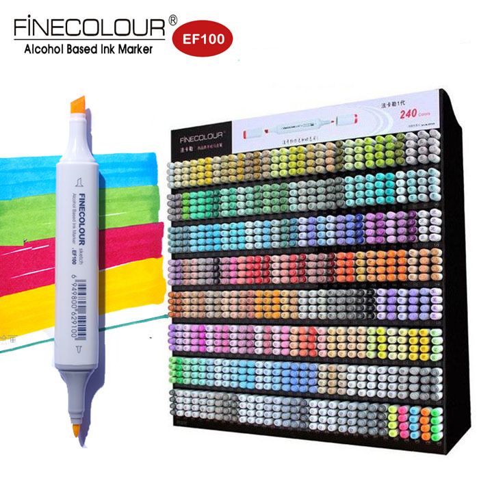 opschorten Koe Rouwen 2021 Finecolour 240 Twin Graphic Sketch Marker Fine Color EF100 Alcohol  Drawing Markers Architecture/Manga Caneta Pen For Kid/Artist C18112001 From  Mingjing03, $279.28 | DHgate.Com