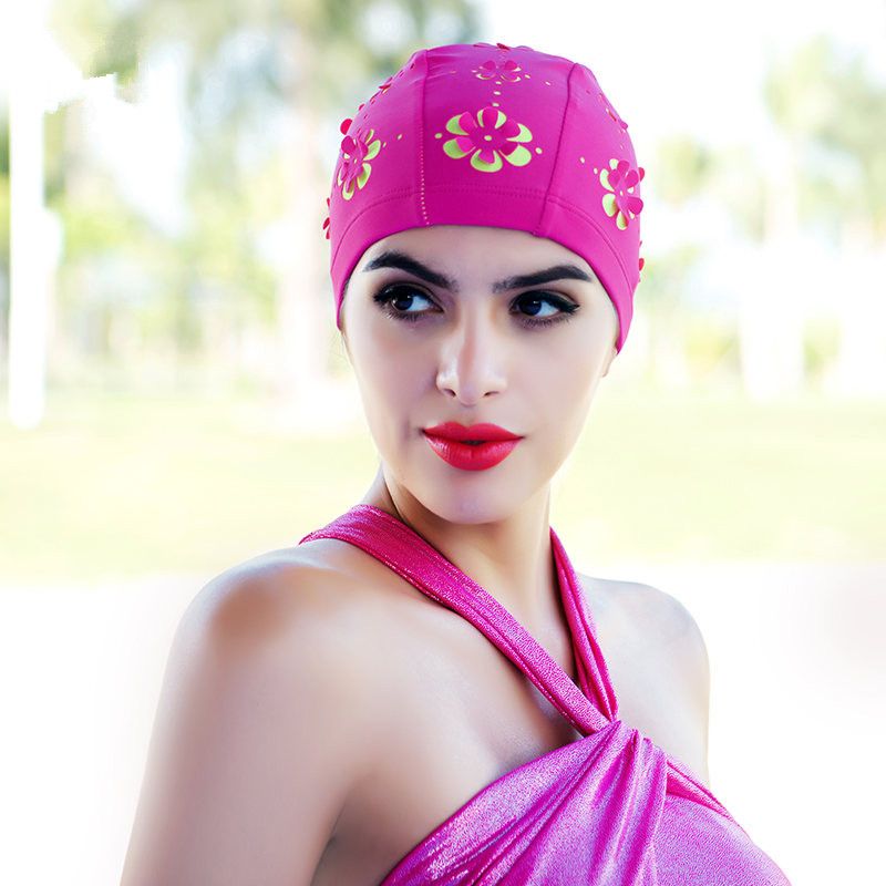 2019 2019 New Woman Swimming Cap Long Hair Sports Swim