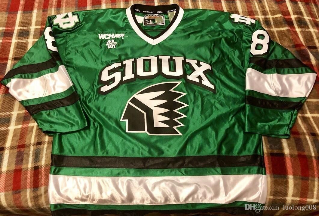 2020 Vintage University Of North Dakota Fighting Sioux Mike Commodore Hockey Jersey Embroidery Stitched Customize Any Number And Name Jerseys From Luolong008 53 88 Dhgate Com