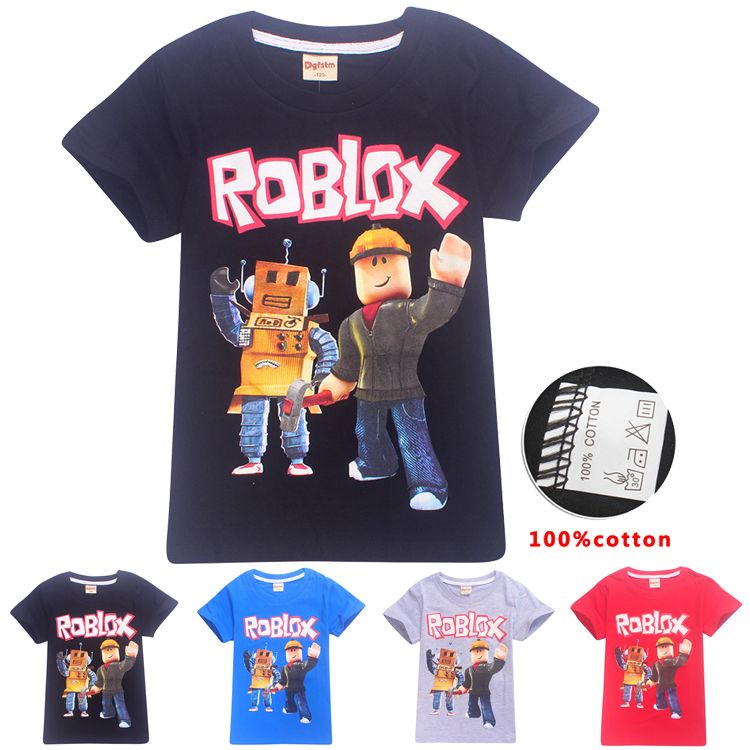 2020 Roblox Kids Tee Shirts 6 14t Kids Boys Girls Cartoon Printed Cotton T Shirts Tees Kids Designer Clothes Dhl Ss247 From Clothing 01 5 5 Dhgate Com - roblox boys shirts size 6