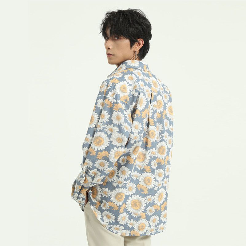 Satin Al Kore Japonya Stili Erkek Vintage Moda Gevsek Elbise Gomlek Erkekler Bahar Kasimpati Desen Casual Gomlek Modelleri Tl233 61 Dhgate Comda