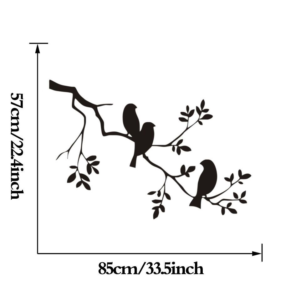 Birds The Tree Branch Wall Stickers 57X85cm Vinyl Wall Art Decals Quotes Custom Color Wall Tattoo Stickers Muraux Sticker Wall Art Quotes Sticker Birds The Tree Branch Wall Stickers 57X85cm Vinyl Wall Art Decals Quotes Custom Color Wall Tattoo Stickers Muraux Sticker Wall Art Quotes Sticker