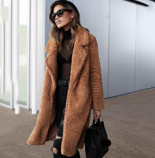 teddy bear coat plus size