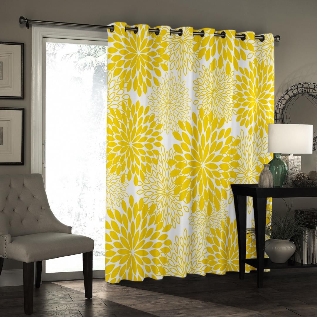 2019 Japanese Abstract Flower Blackout Kitchen Bedroom Indoor