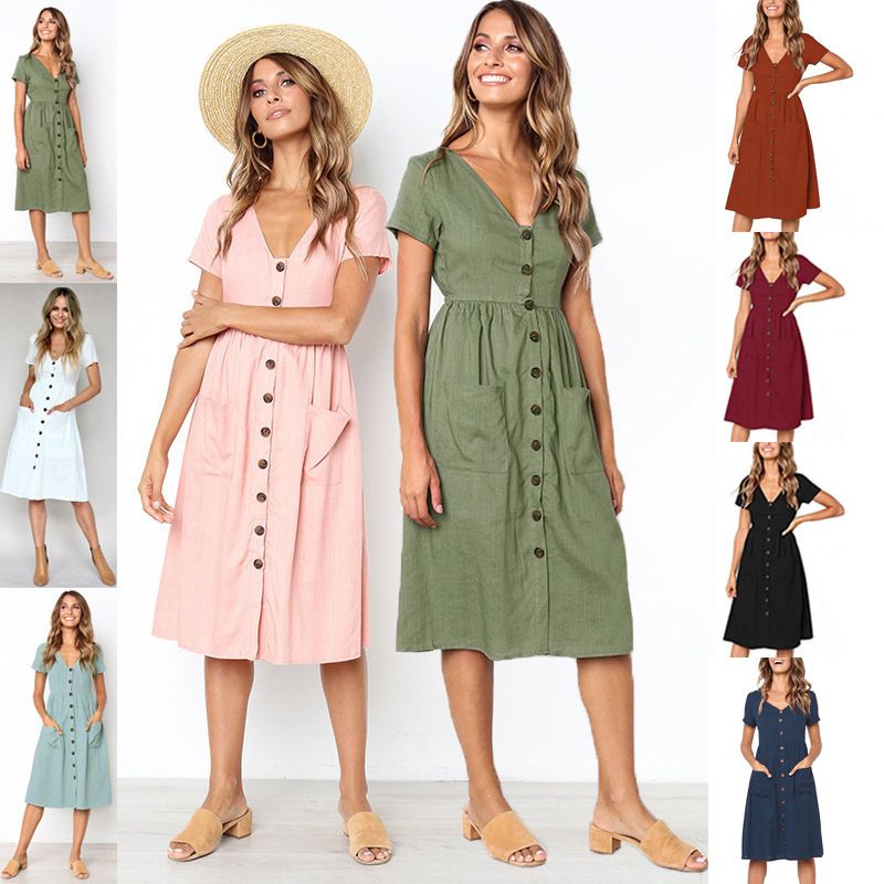 summer casual dresses 2019