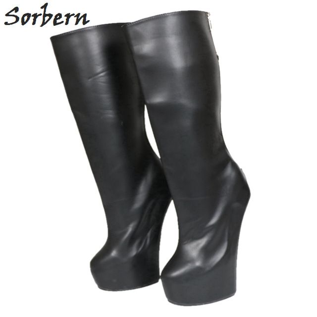 womens black wide fit boots